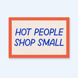 Hot People Shop Small Sticker