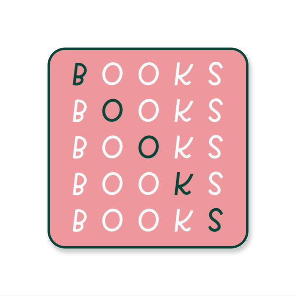 Many Books Sticker