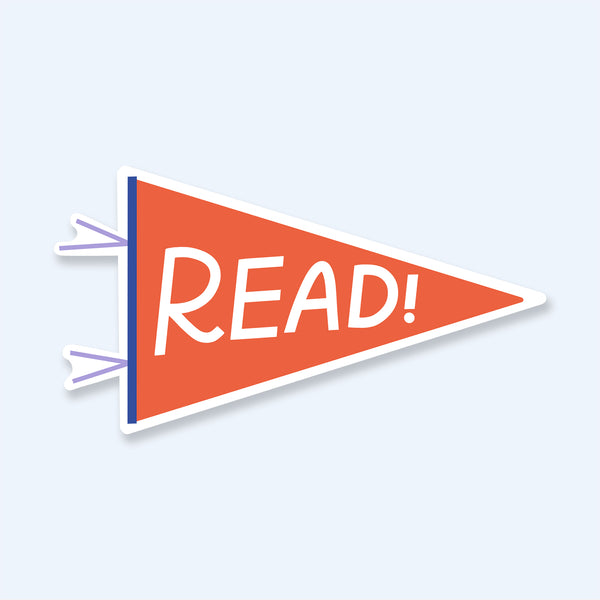 Read Pennant Sticker