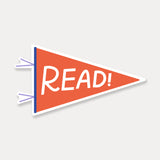 Read Pennant Sticker