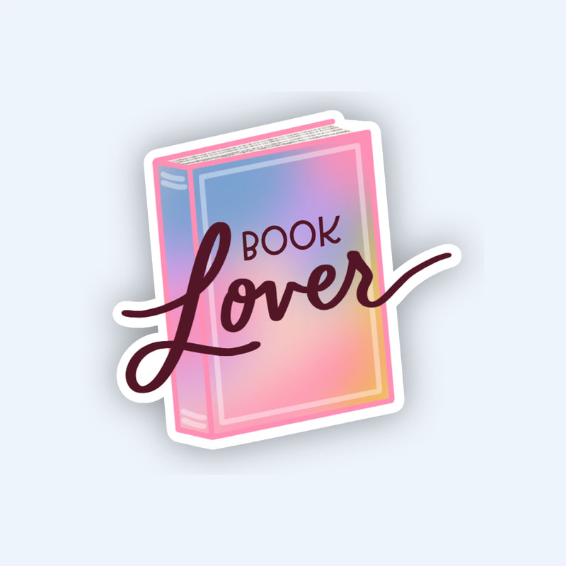 Lover Book Cover Waterproof Sticker