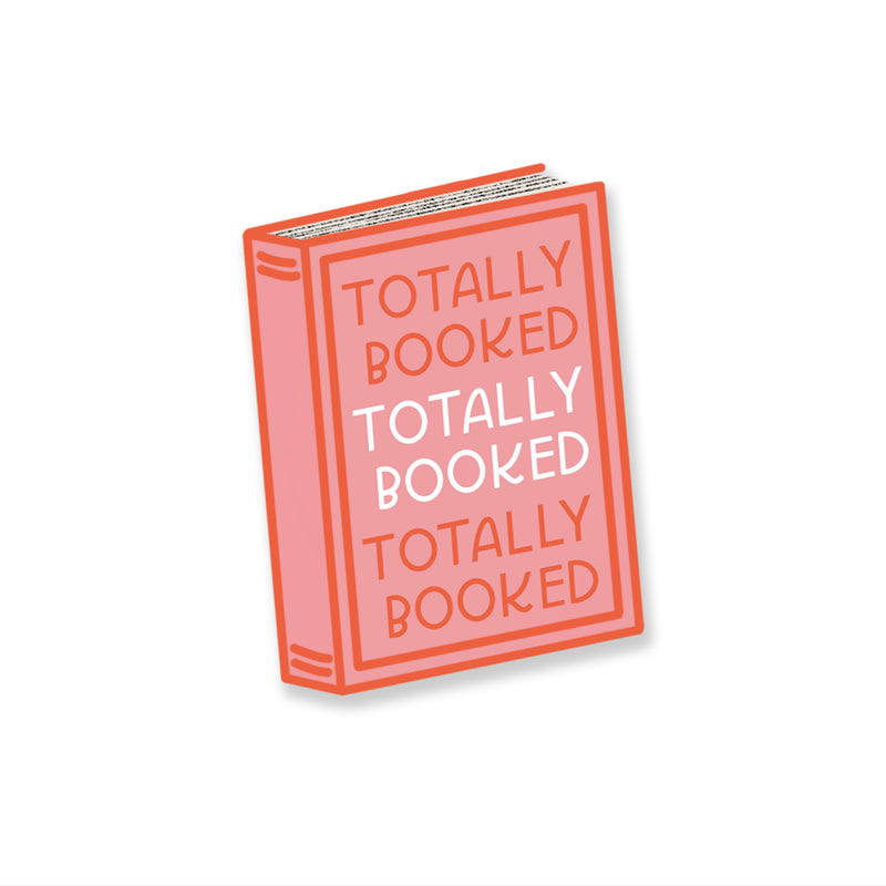 Totally Booked Sticker