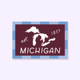 Michigan Est 1837 Sticker