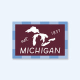 Michigan Est 1837 Sticker