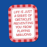 Mahjong Obstacles Funny Sticker