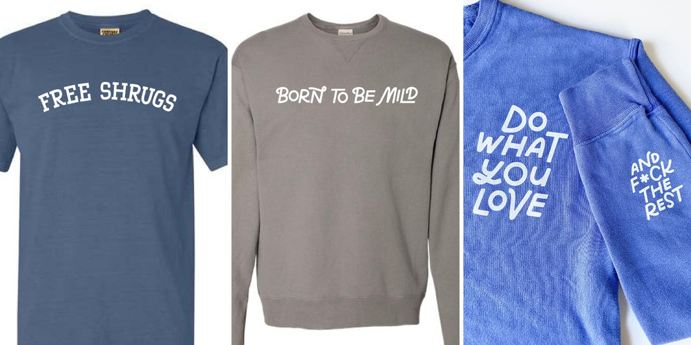 Fun new apparel by Just Follow Your Art