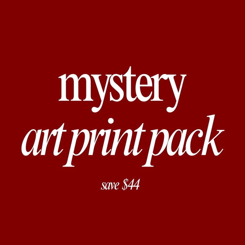 Art print mystery pack