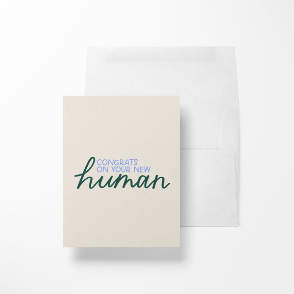 Congrats On Your New Human Greeting Card