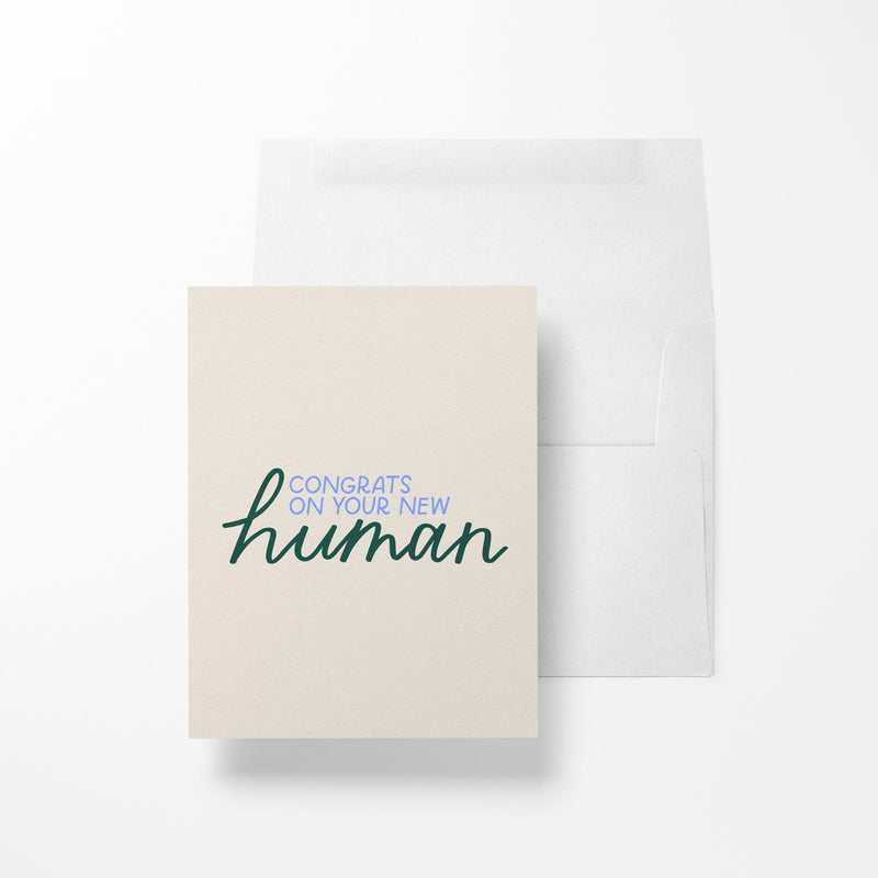 Congrats On Your New Human Greeting Card