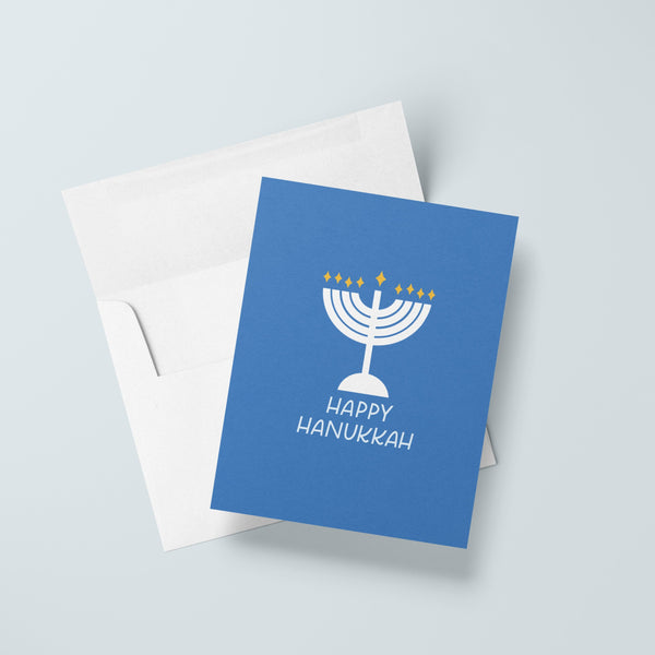 Happy Hanukkah Holiday Greeting Card