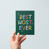 Best Host Ever Card