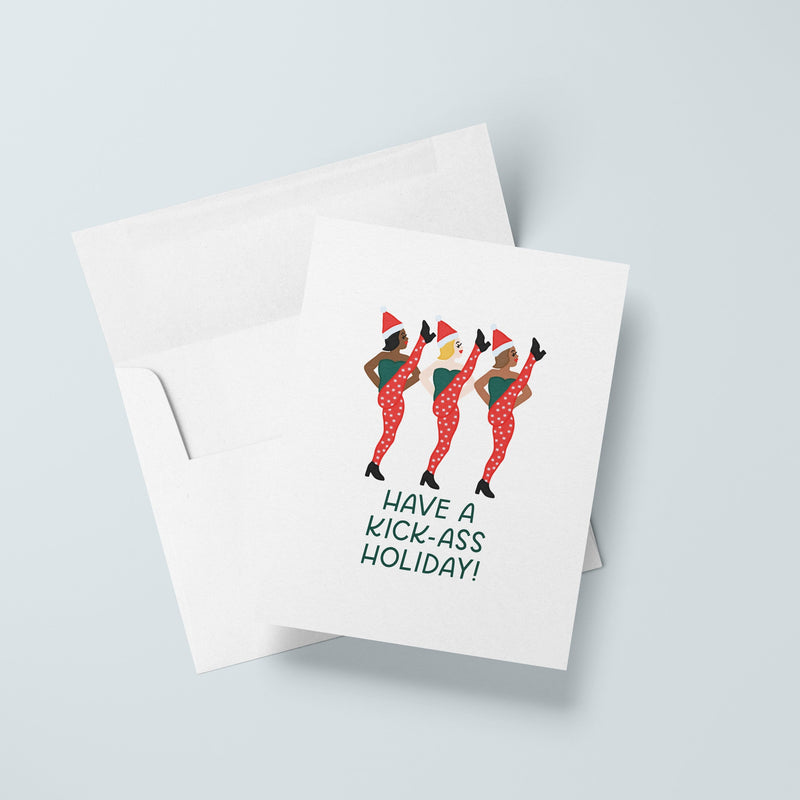 Have A Kick Ass Holiday Greeting Card