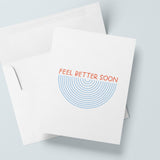 Feel better soon get well card by small business just follow your art