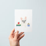 Frenchie Teacher's Pet Greeting Card