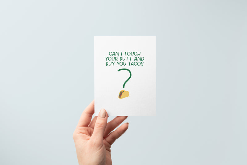 Can I Eat your taco? Accessories Greeting Card