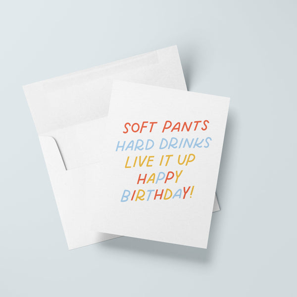 Live It Up Birthday Card