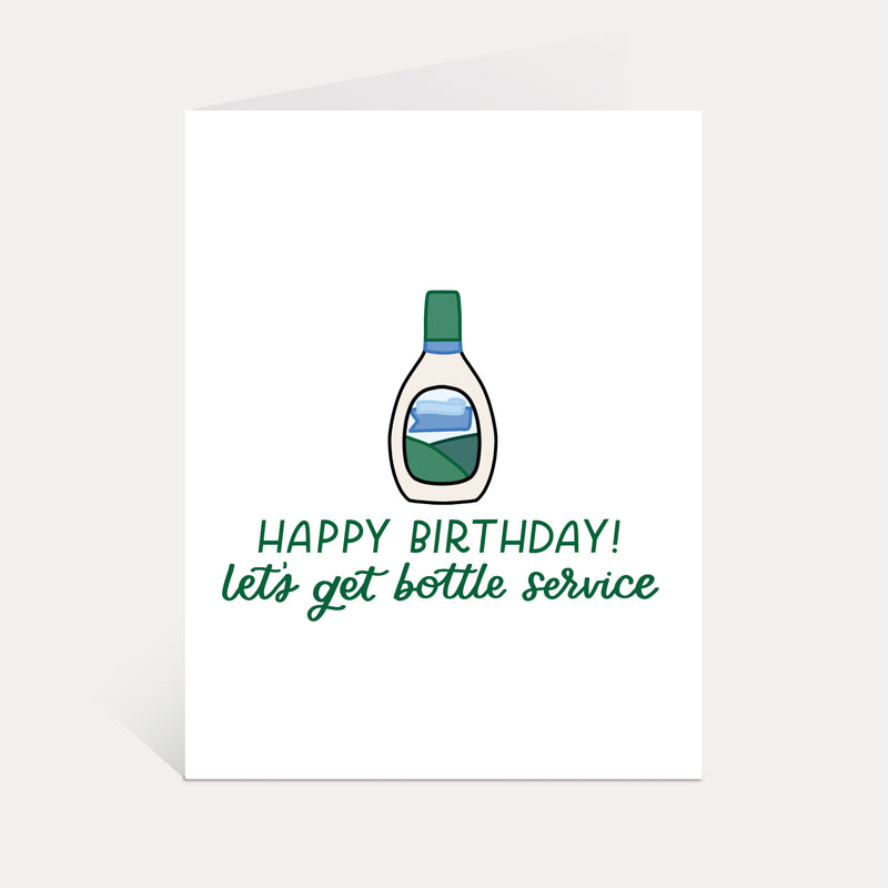 happy birthday ranch dressing Happy Birthday, Let's Get Bottle Service Ranch Dressing Card