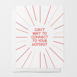 funny hotspot valentine's day card small business