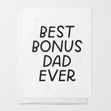 Best Bonus Dad Ever Card