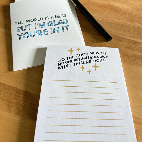 Easy Tear, Handmade Notepad, Small Business Thank You/Receipt Notepad! –  happysmileprints