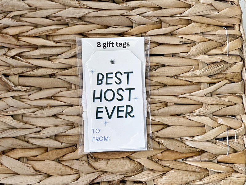 Best Host Ever Gift Tag Set