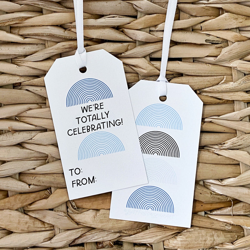 We're Totally Celebrating Gift Tag Set