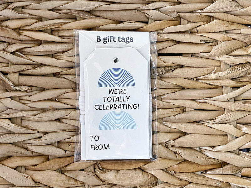 We're Totally Celebrating Gift Tag Set