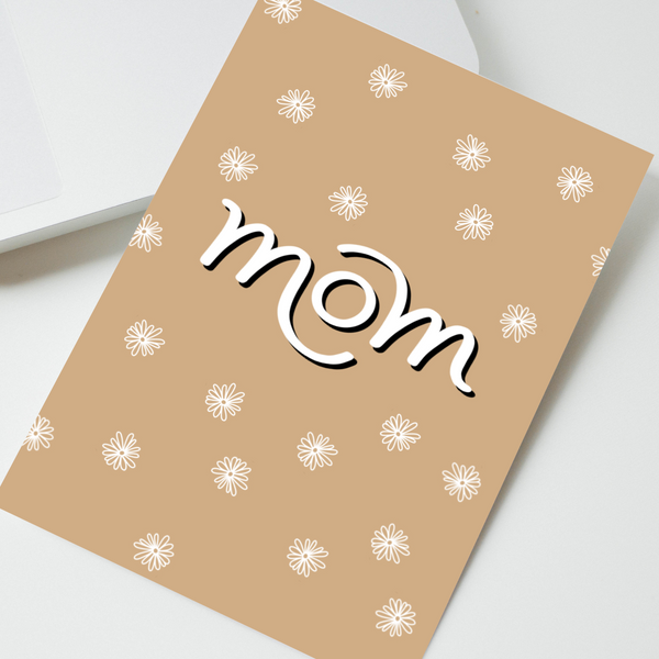 Mom Floral Card