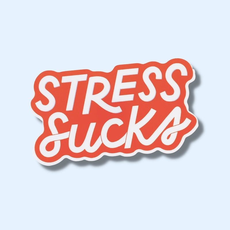 Stress Sucks Sticker