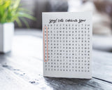 Yay Lets Celebrate Your Word Search Card
